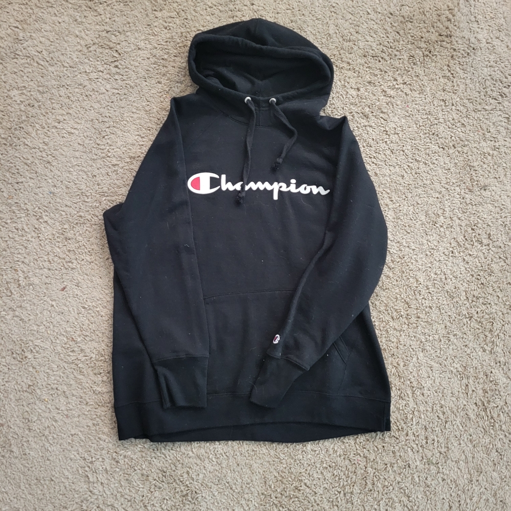 Champion Black Athletic Hoodie